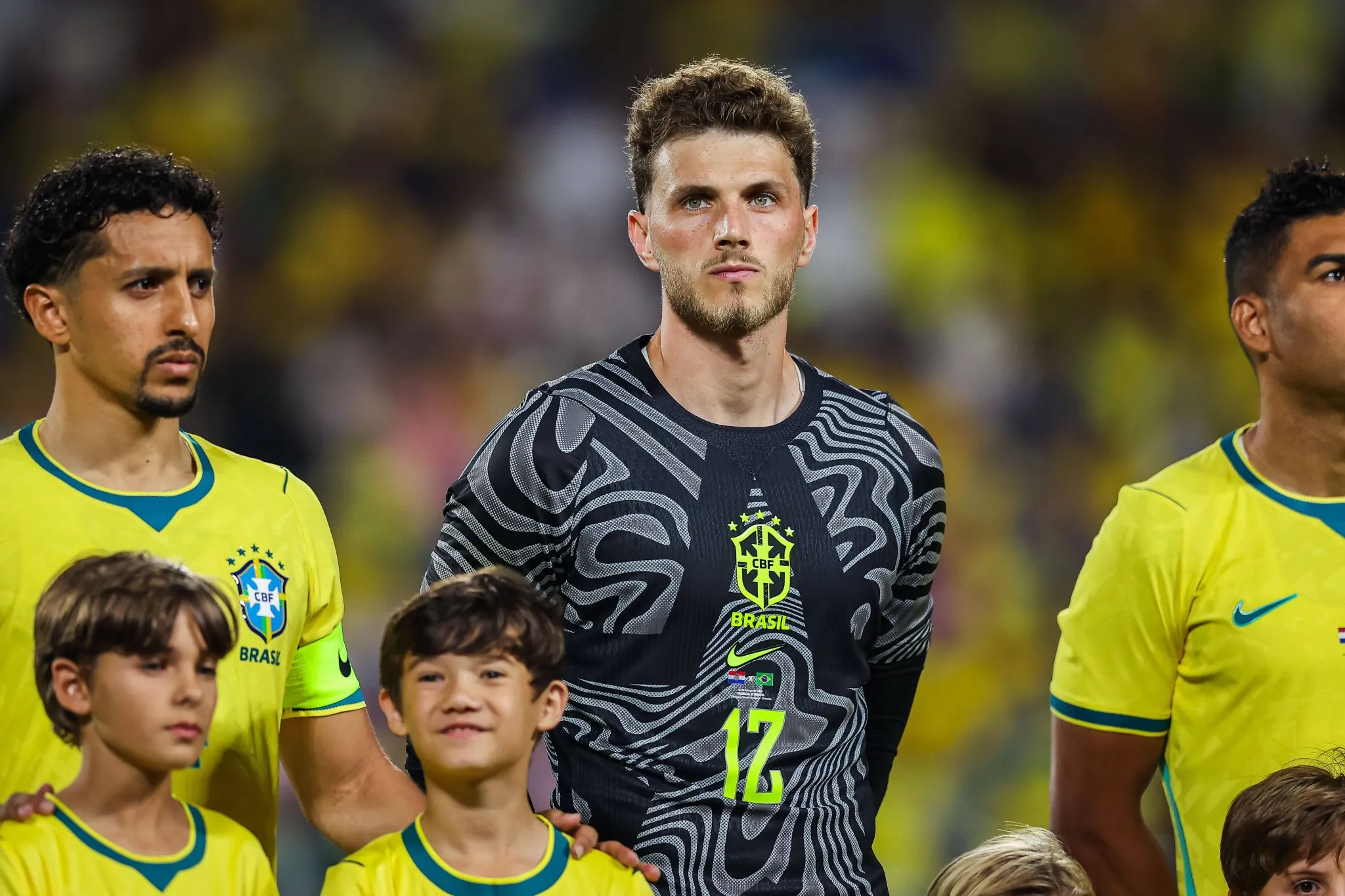 Bento antes de partida da sele&ccedil;&atilde;o brasileira 