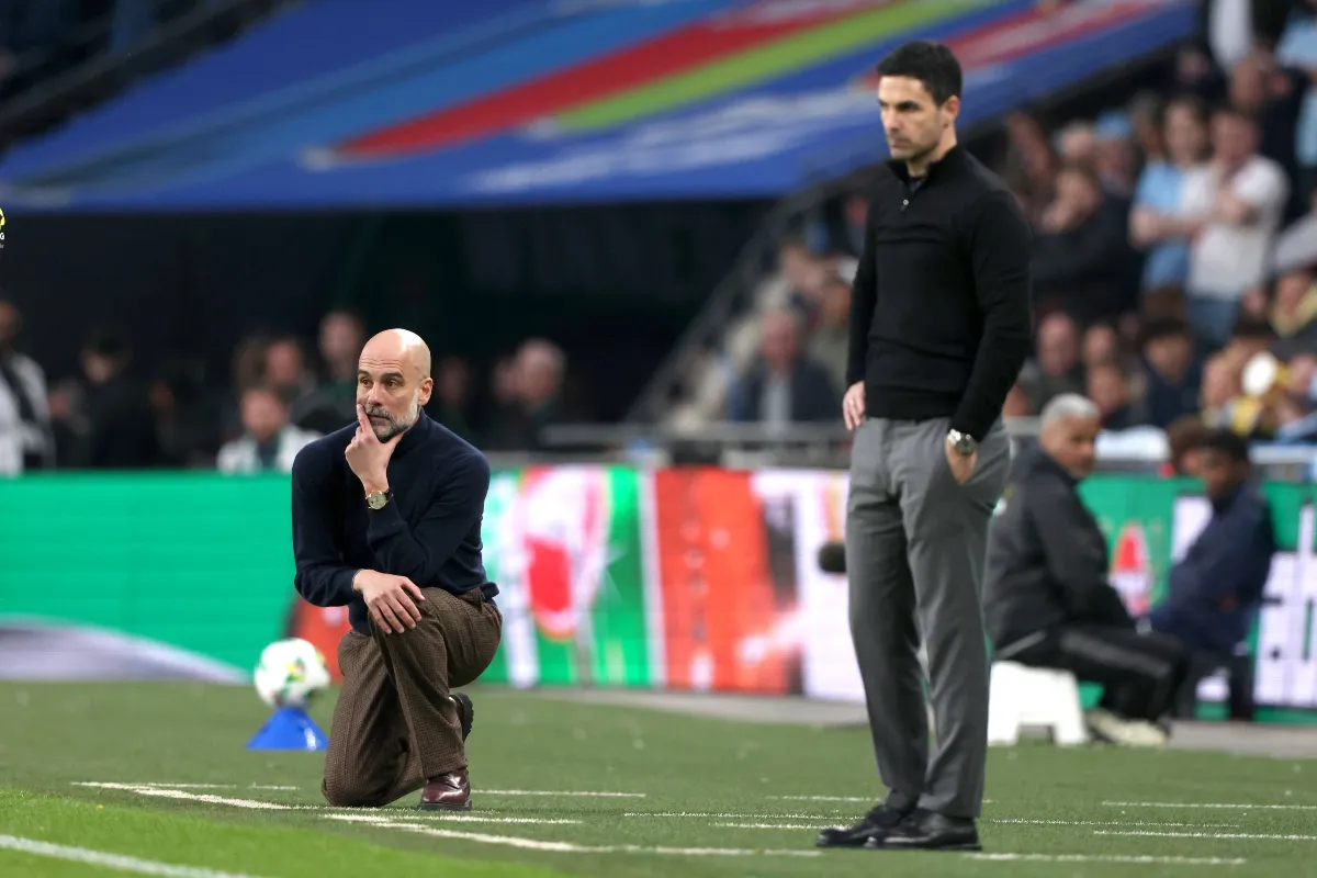 Pep Guardiola Mikel Arteta