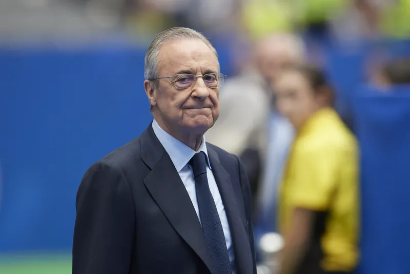 Florentino P&eacute;rez, presidente do Real Madrid. Foto: Icon Sport
