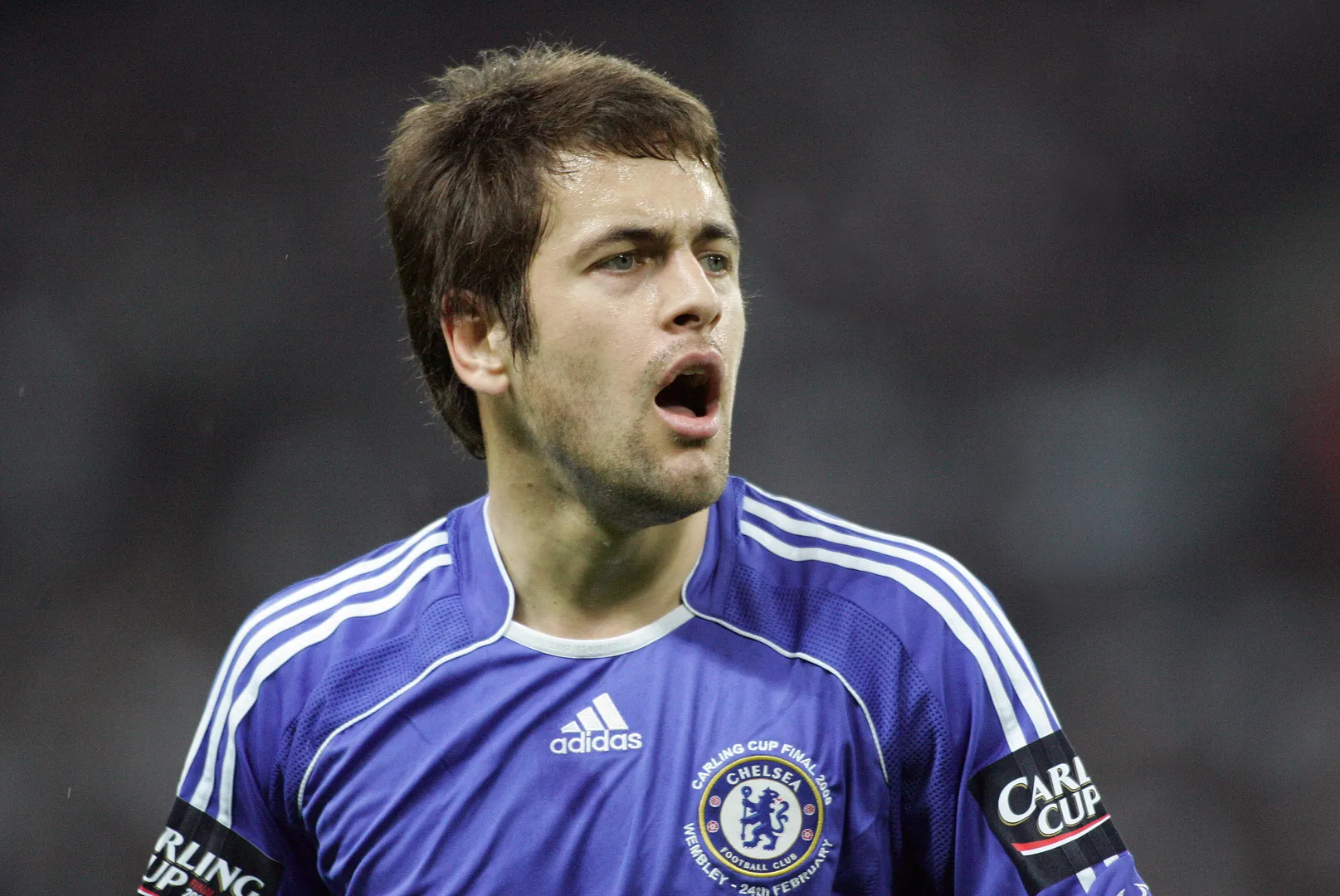 Joe Cole Chelsea Fc Chelsea V Tottenham Hotspur Wembley Stadium, London, England 24 February 2008 PUBLICATIONxINxGERxSUI