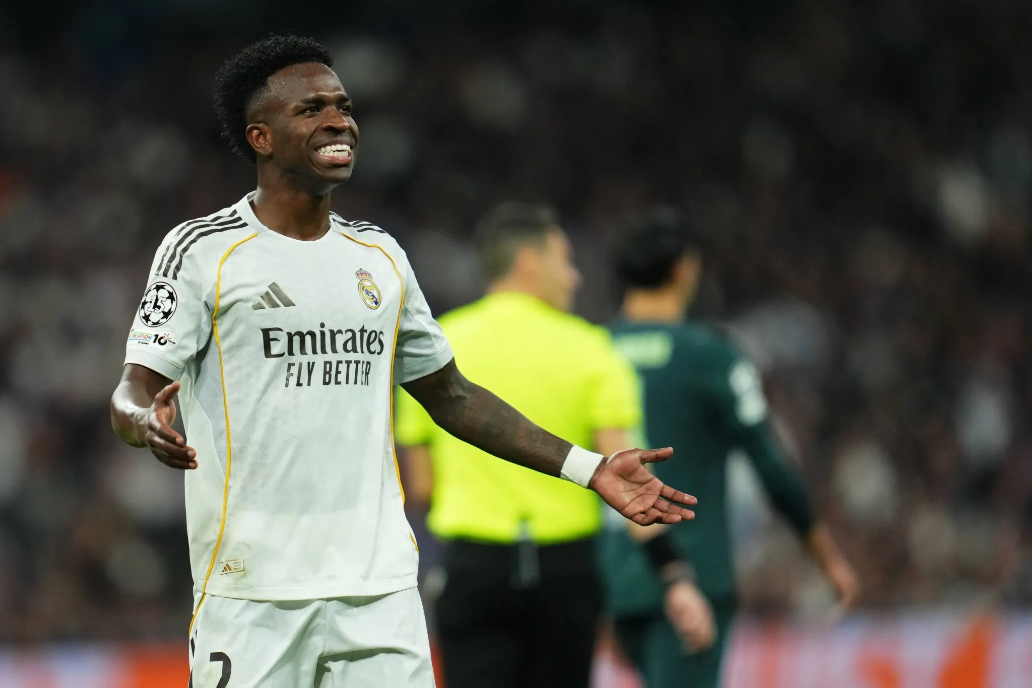 Vinicius Jr. est&aacute; entre os exaustos do Real Madrid (Foto: Imago/Pressinphoto)