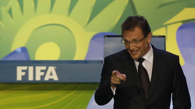 J&eacute;r&ocirc;me Valcke, secret&aacute;rio-geral da Fifa (AP Photo/Silvia Izquierdo)