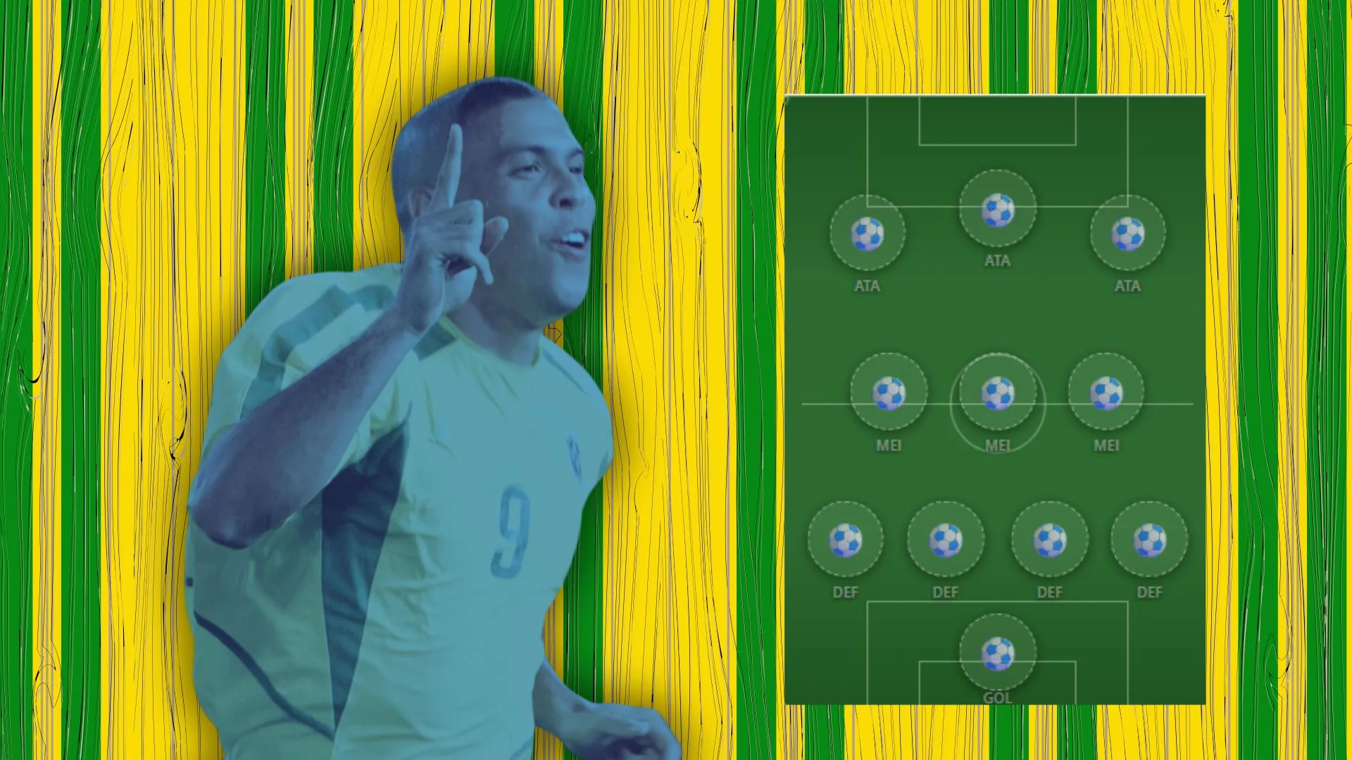 Escale a melhor sele&ccedil;&atilde;o brasileira de todos os tempos