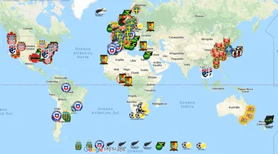 Um mapa interativo para voc&ecirc; saber mais sobre as 552 convocadas &agrave; Copa do Mundo Feminina