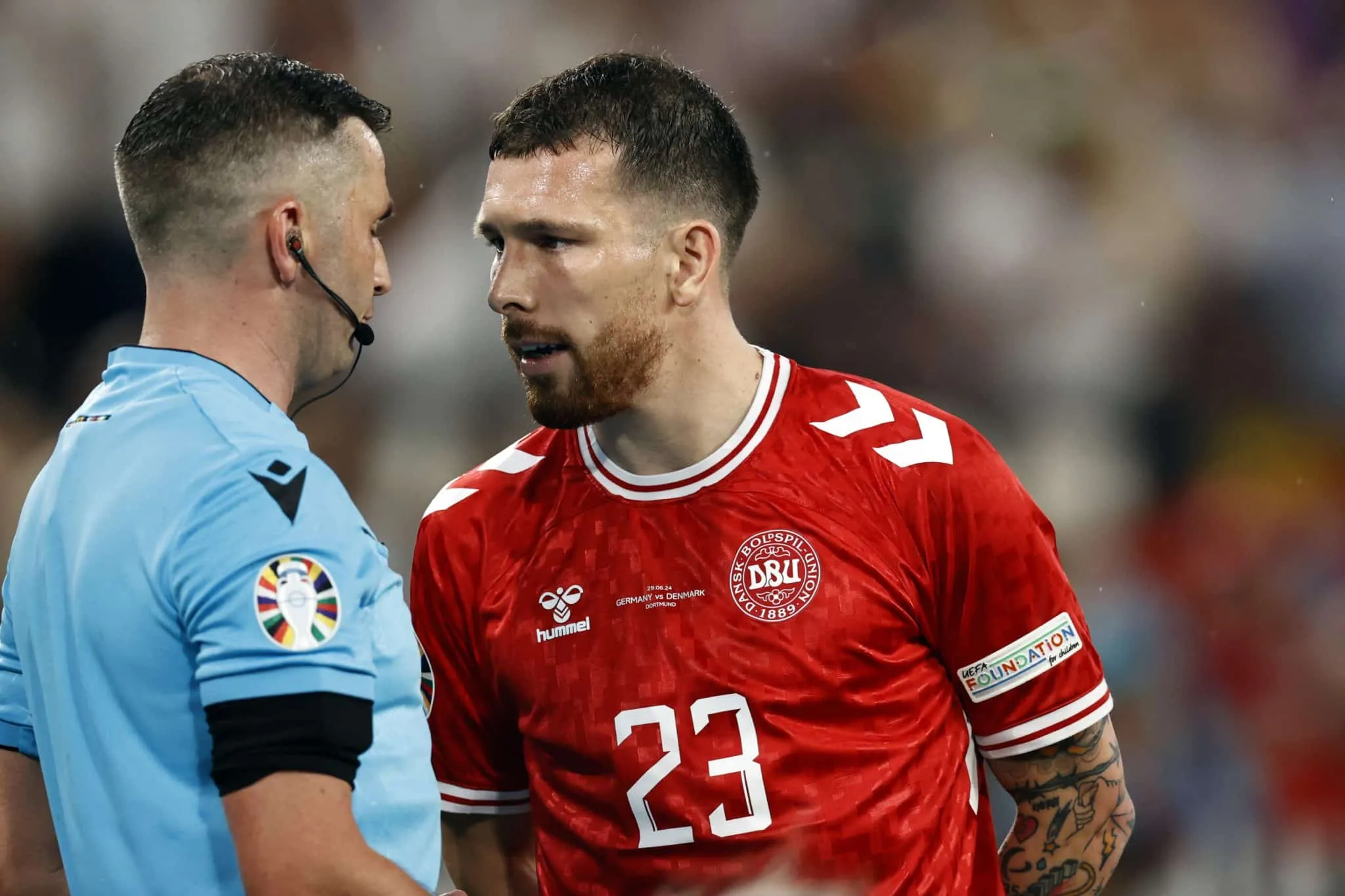 Em quest&atilde;o de minutos, VAR decidiu vit&oacute;ria da Alemanha sobre Dinamarca na Eurocopa