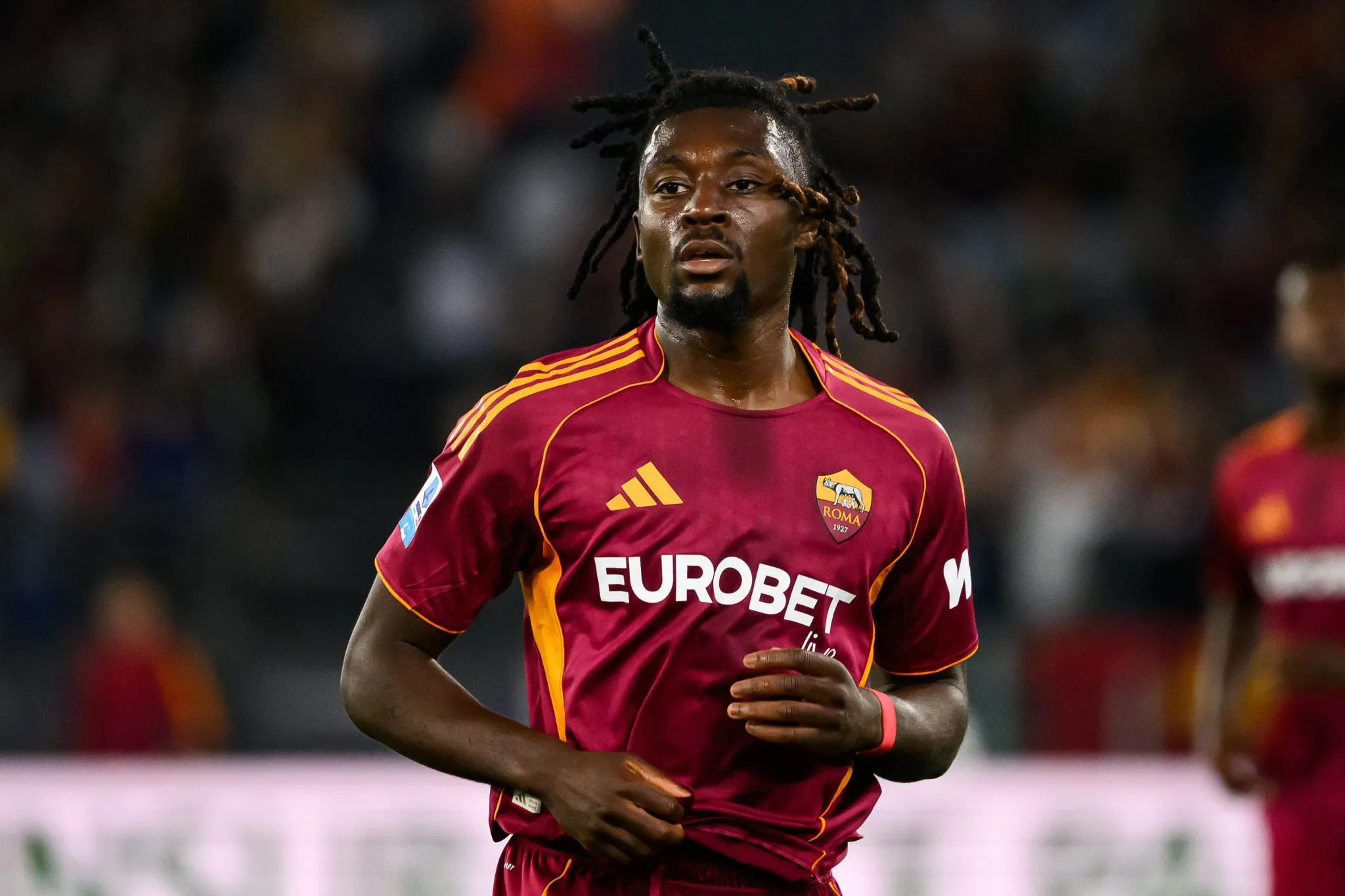 Manu Kon&eacute; pela Roma (Foto: Imago/Insidefoto)