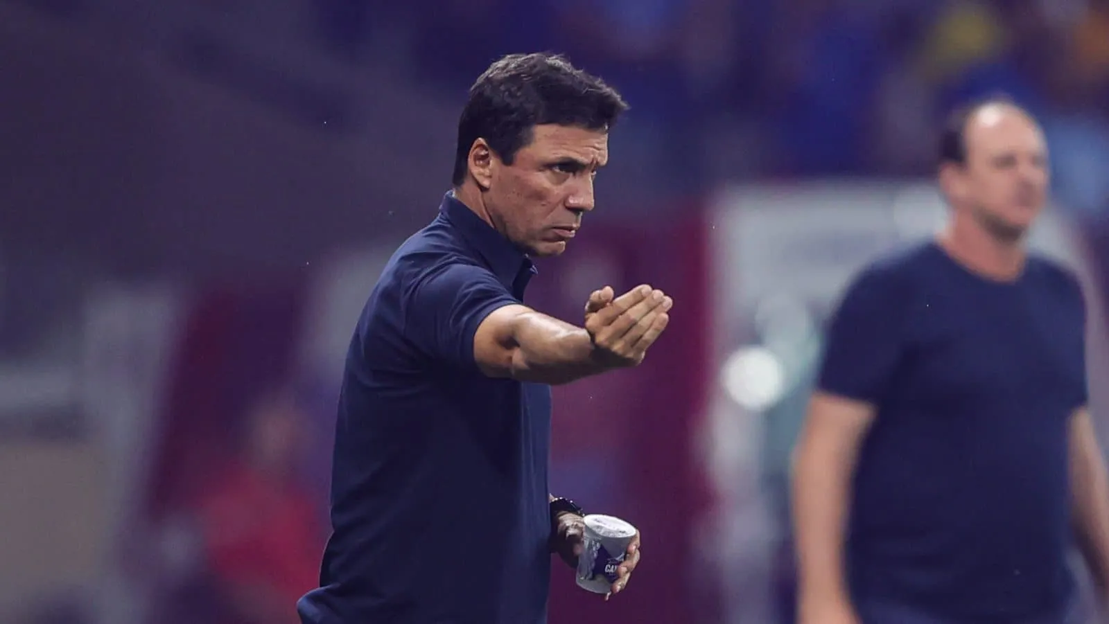 Z&eacute; Ricardo exalta nova profissional do Cruzeiro para explicar mudan&ccedil;a em momento