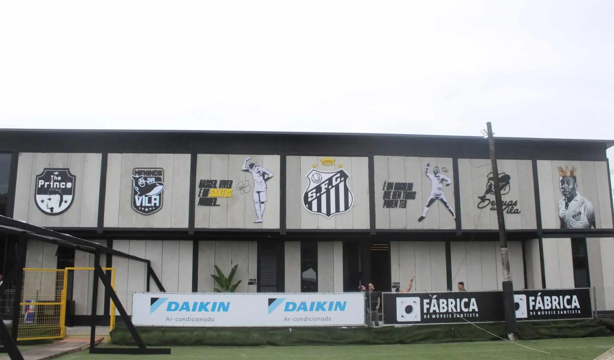 Novo pr&eacute;dio do CT Rei Pel&eacute;
