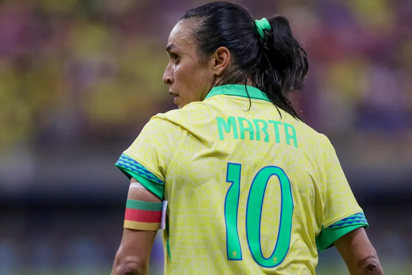 Foto: (IconSport) - Marta, um &iacute;cone do futebol feminino