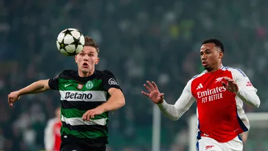 Gyokeres d&aacute; resposta &aacute;cida a Gabriel Magalh&atilde;es, ap&oacute;s provoca&ccedil;&atilde;o em goleada do Arsenal