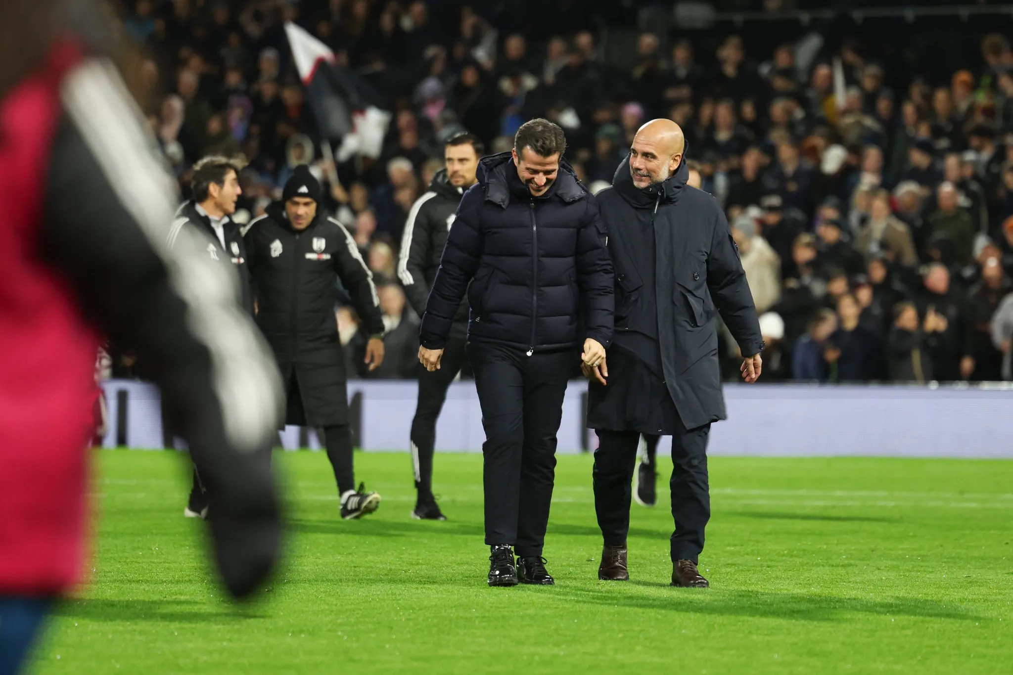 Pep Guardiola e Marco Silva (Foto: Imago)