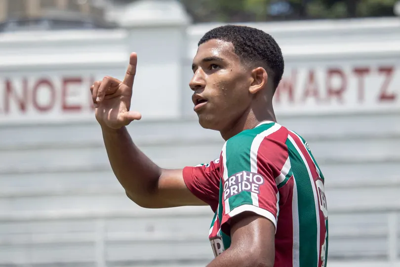 Kau&atilde; Elias &eacute; a grande joia do Fluminense em Xer&eacute;m, atrai interesse de europeus e recusou rivais - FOTO: LEONARDO BRASIL/ FLUMINENSE FC