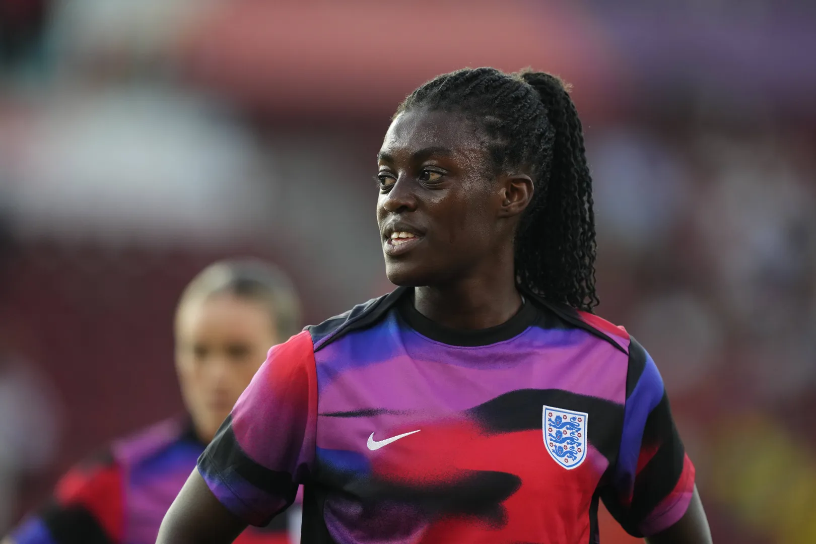 Michelle Agyemang em atua&ccedil;&atilde;o pela sele&ccedil;&atilde;o da Inglaterra (Foto: IMAGO / NurPhoto)