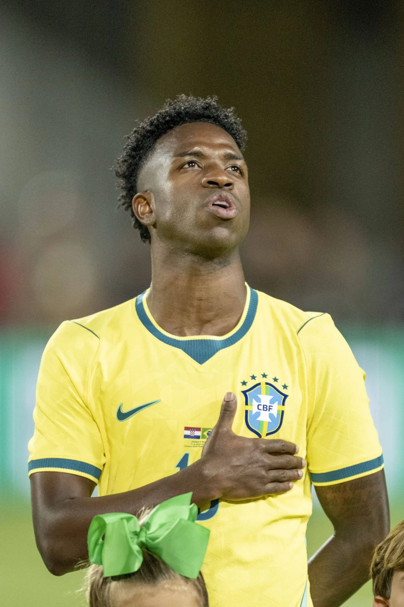 Vin&iacute;cius J&uacute;nior em jogo da sele&ccedil;&atilde;o brasileira
