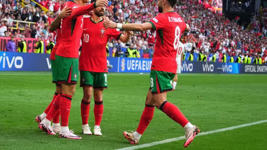 A m&aacute;quina de recordes Cristiano Ronaldo: Portugal vence e garante classifica&ccedil;&atilde;o na Euro