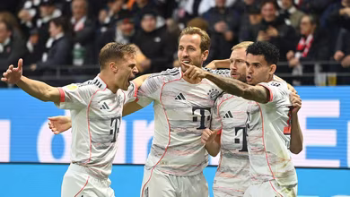 Parceria entre Kane e Luis D&iacute;az garante vit&oacute;ria do Bayern faz colombiano atingir recorde