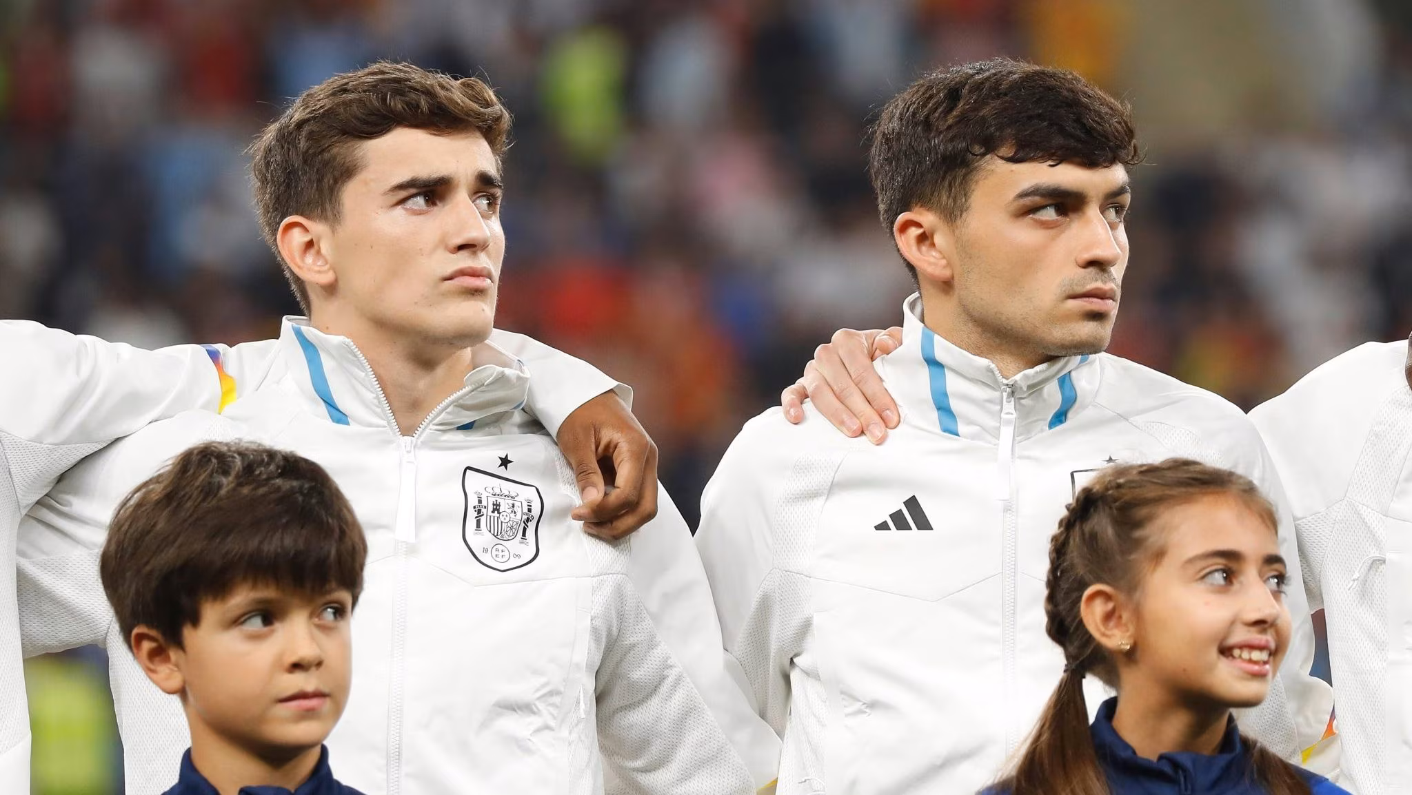Gavi e Pedri em atua&ccedil;&atilde;o pela sele&ccedil;&atilde;o da Espanha (Foto: IMAGO / AFLOSPORT)