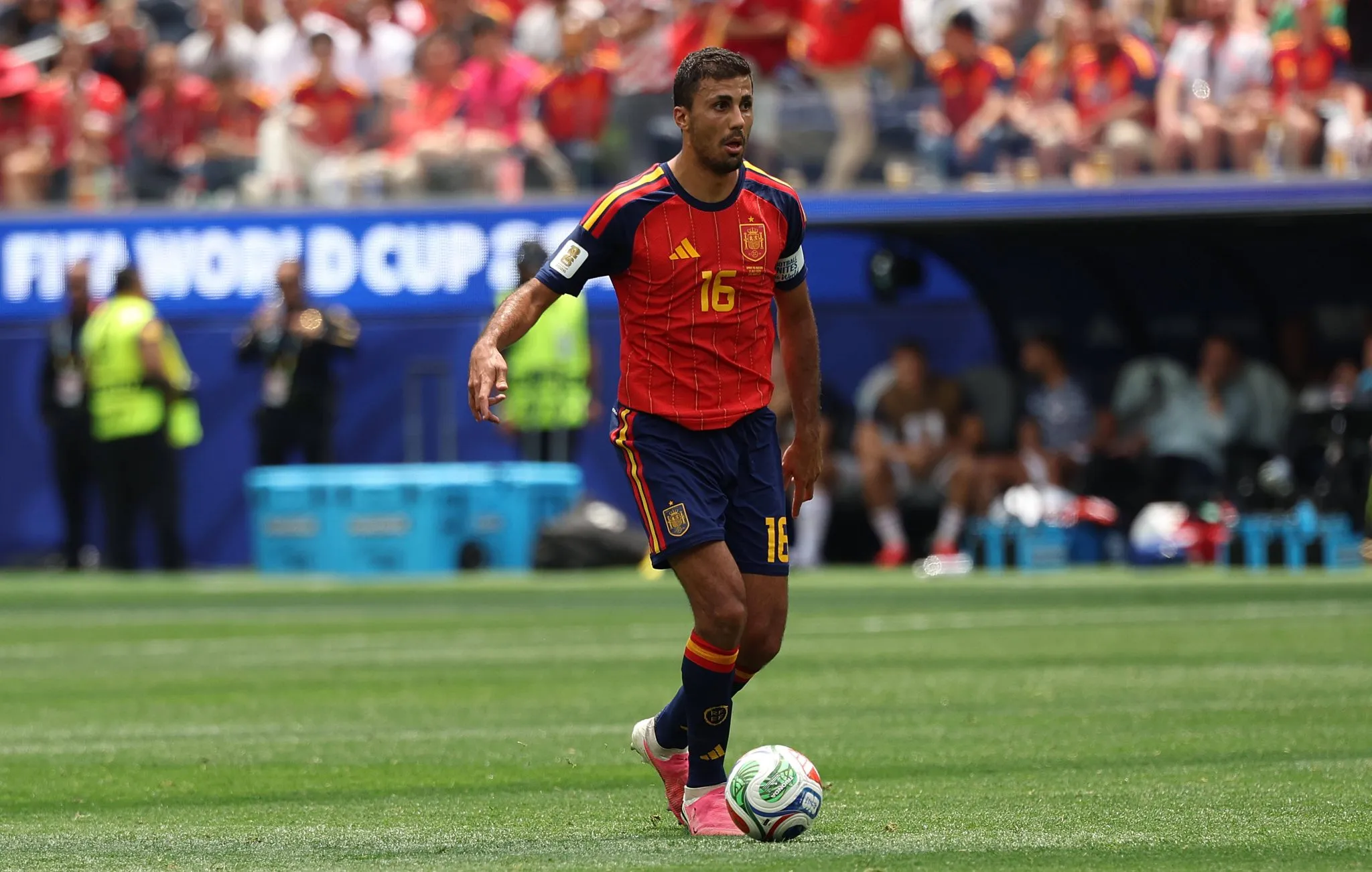 Rodri em a&ccedil;&atilde;o pela sele&ccedil;&atilde;o espanhola 