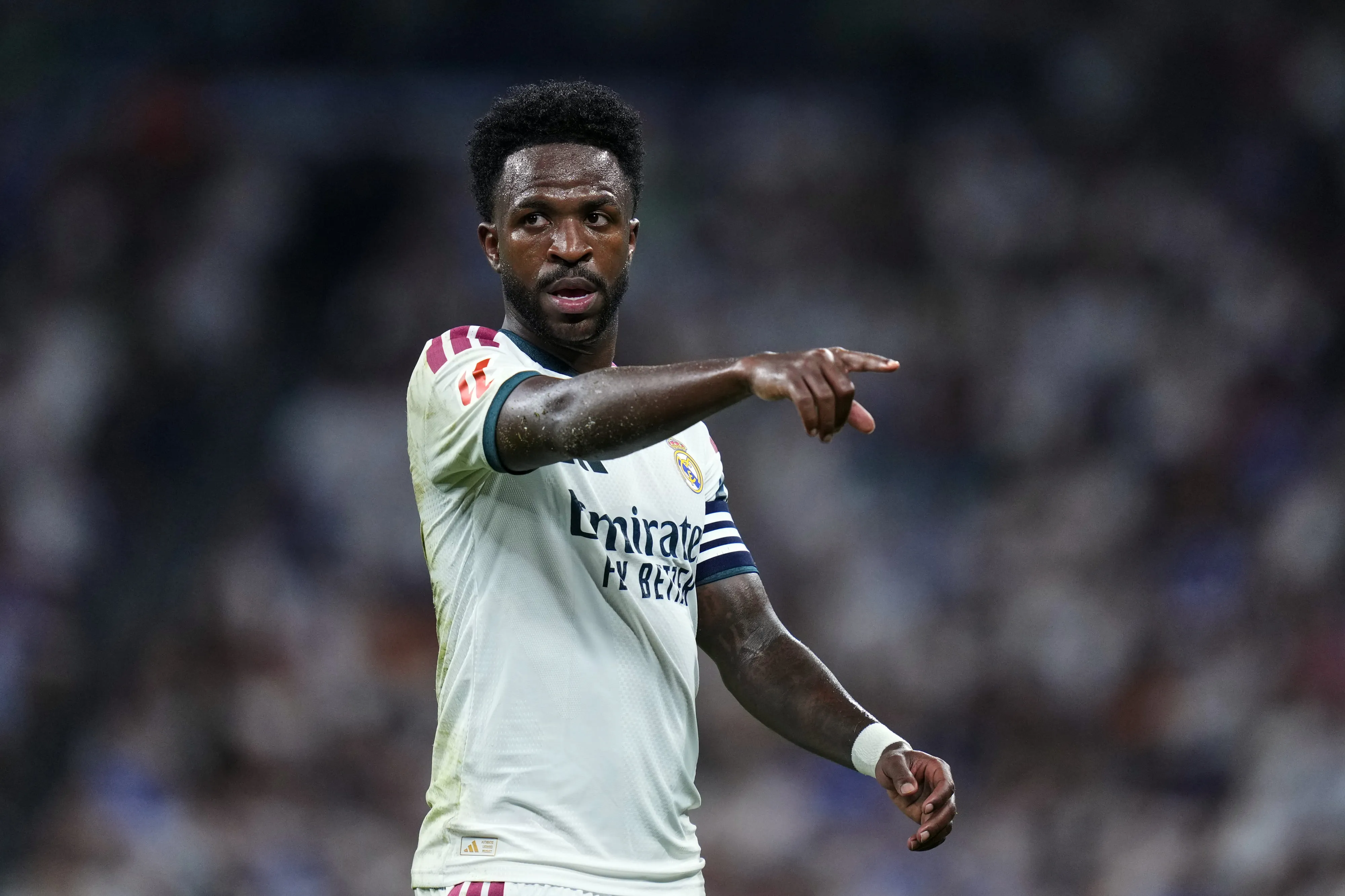 Vini Jr em jogo do Real Madrid