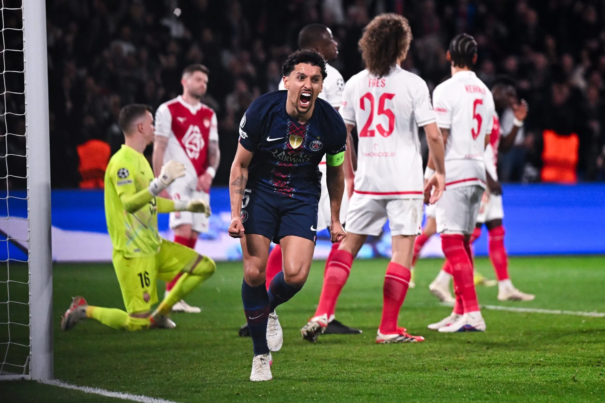 PSG repete roteiro de terror, mas conta com Marquinhos para eliminar o Monaco