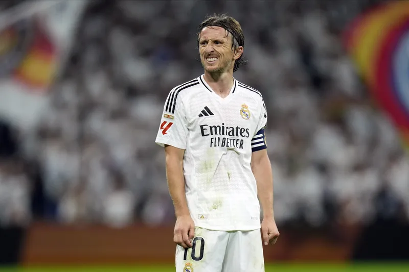 Luka Modric pelo Real Madrid na temporada 2024/25. Foto: Icon Sport