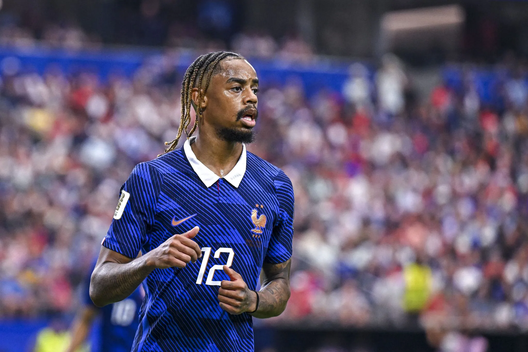 Barcola em a&ccedil;&atilde;o pela sele&ccedil;&atilde;o francesa