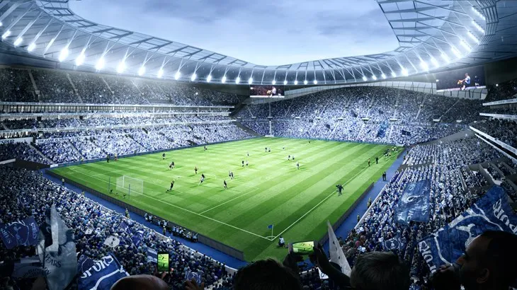 Tottenham apresenta gramado retr&aacute;til no seu novo est&aacute;dio para jogos de futebol e NFL