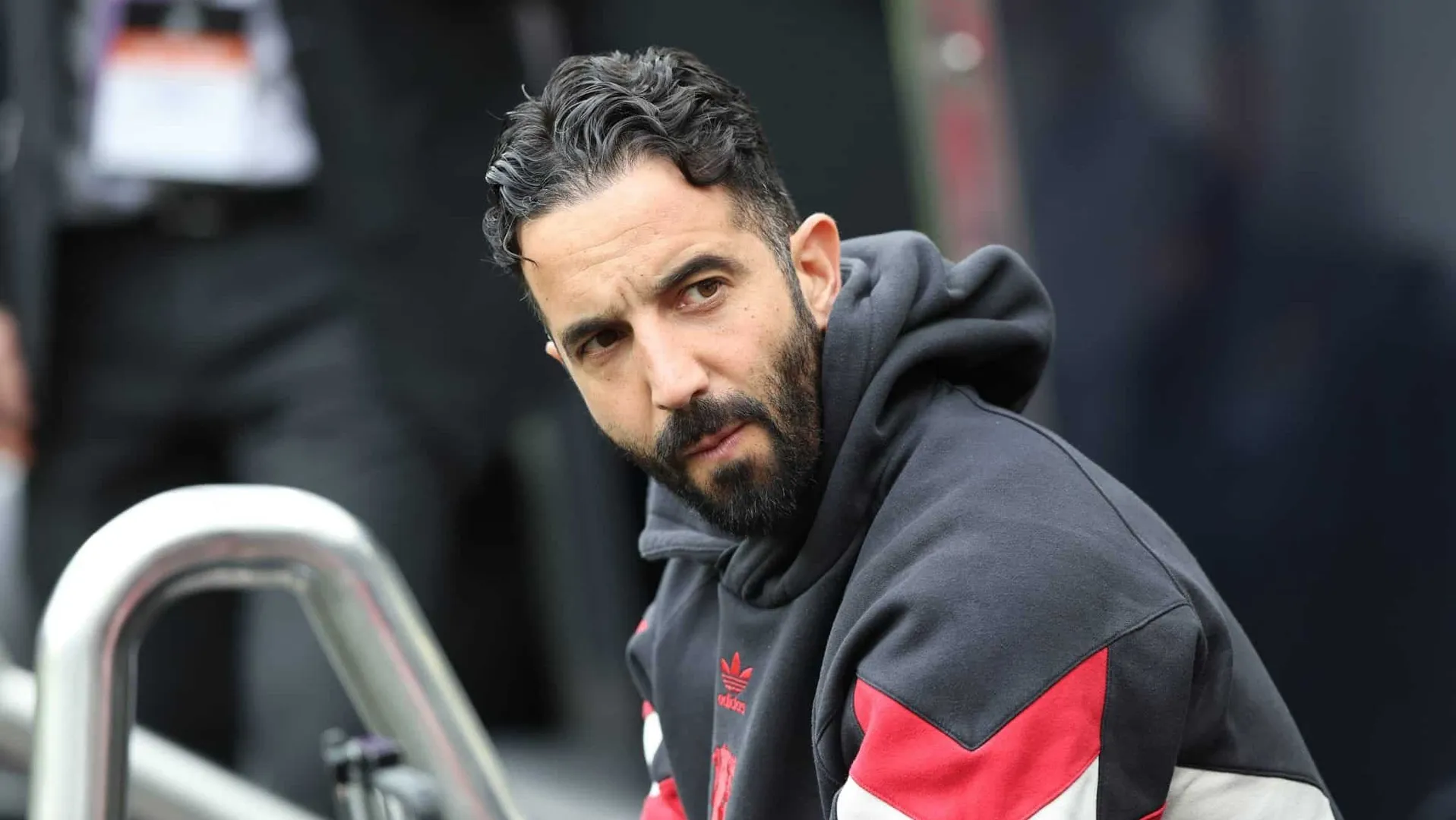 O t&eacute;cnico R&uacute;ben Amorim, do Manchester United