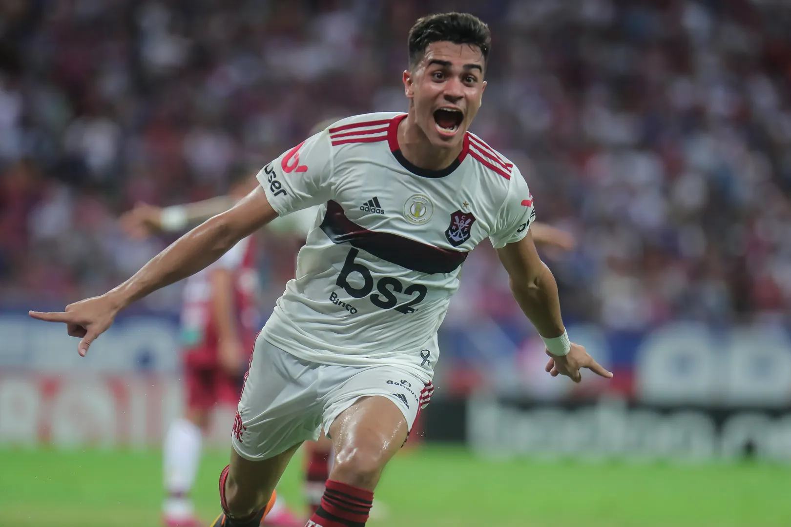 Foto: (Alexandre Vidal/Flamengo) - Reinier pelo Flamengo