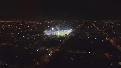O recebimento do Atl&eacute;tico Tucum&aacute;n filmado por um drone &eacute; simplesmente de arrepiar