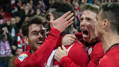 R&aacute;pido como um raio, I&ntilde;aki Williams quebrou jejum de dois anos sem gol no San Mam&eacute;s