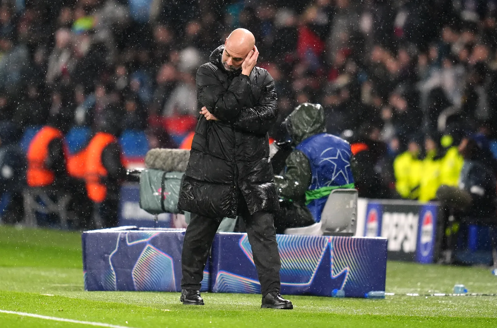 Pep Guardiola, t&eacute;cnico do Manchester City Foto: (IconSport)