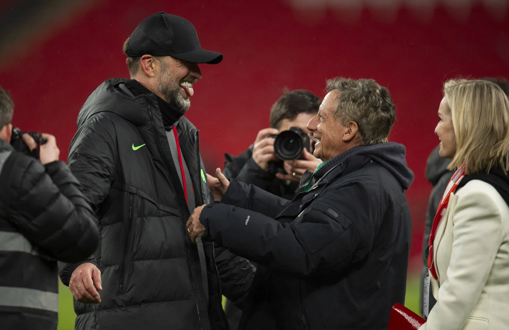 J&uuml;rgen Klopp e Tom Werner, presidente do Liverpool Foto: (Imago)