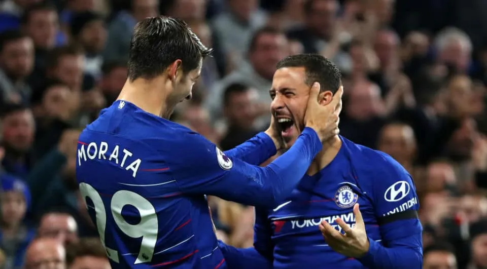 Morata redescobriu o prazer de balan&ccedil;ar as redes e garantiu uma vit&oacute;ria complicada ao Chelsea