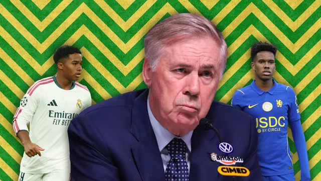 Por que Ancelotti banca jovens sem espa&ccedil;o nos clubes pelo futuro da sele&ccedil;&atilde;o brasileira