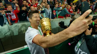 Lewandowski nega ao RB Leipzig seu primeiro t&iacute;tulo e decide Copa da Alemanha para o Bayern