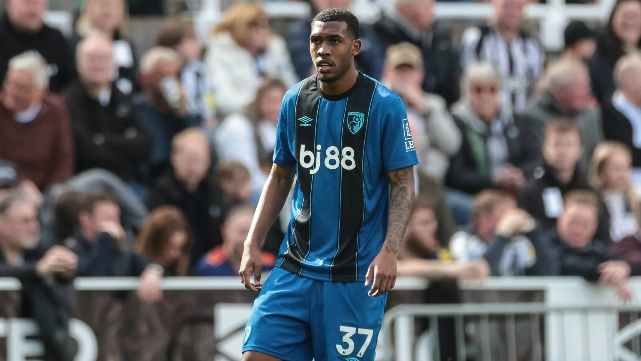 Rayan durante Newcastle x Bournemouth (Foto: Imago/News Images)