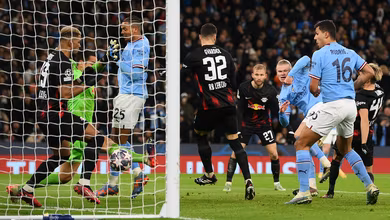City foi implac&aacute;vel contra um Leipzig que ficou zonzo e goleou com show de Haaland