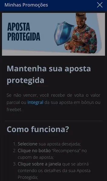 Banner promocional da M&uacute;ltipla Protegida em jogos da Sportingbet Brasil