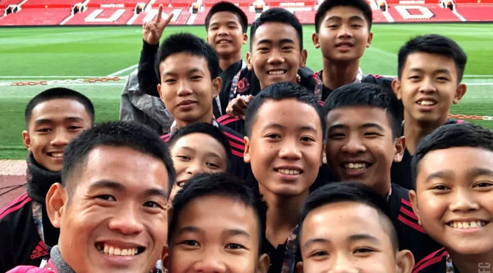 Os garotos do Wild Boars puderam viver um dia inesquec&iacute;vel em Old Trafford