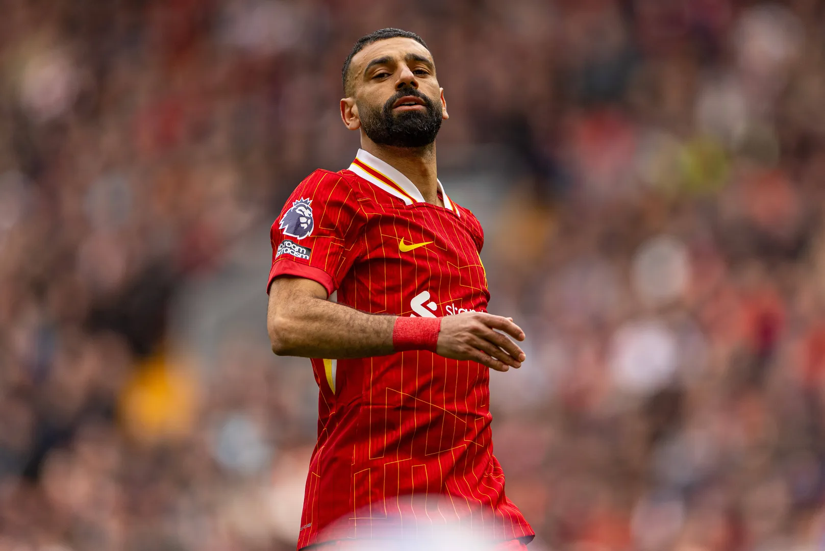 Salah quebra recorde ap&oacute;s renovar e Liverpool se aproxima ainda mais do t&iacute;tulo da Premier League