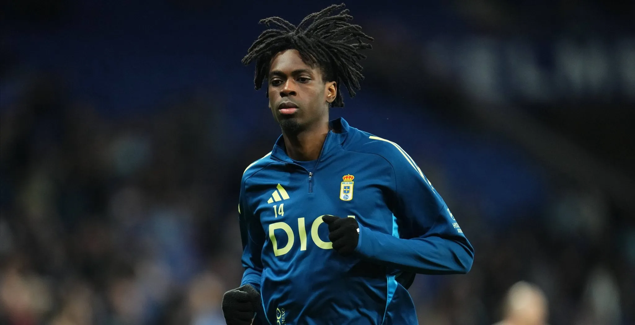 Ovie Ejaria em atua&ccedil;&atilde;o pelo Real Oviedo (Foto: IMAGO / Pressinphoto)