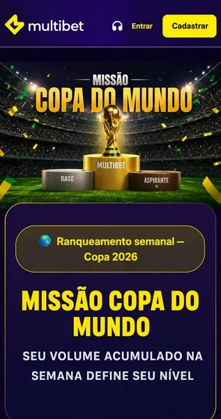 Miss&atilde;o Copa do Mundo na Multibet Brasil