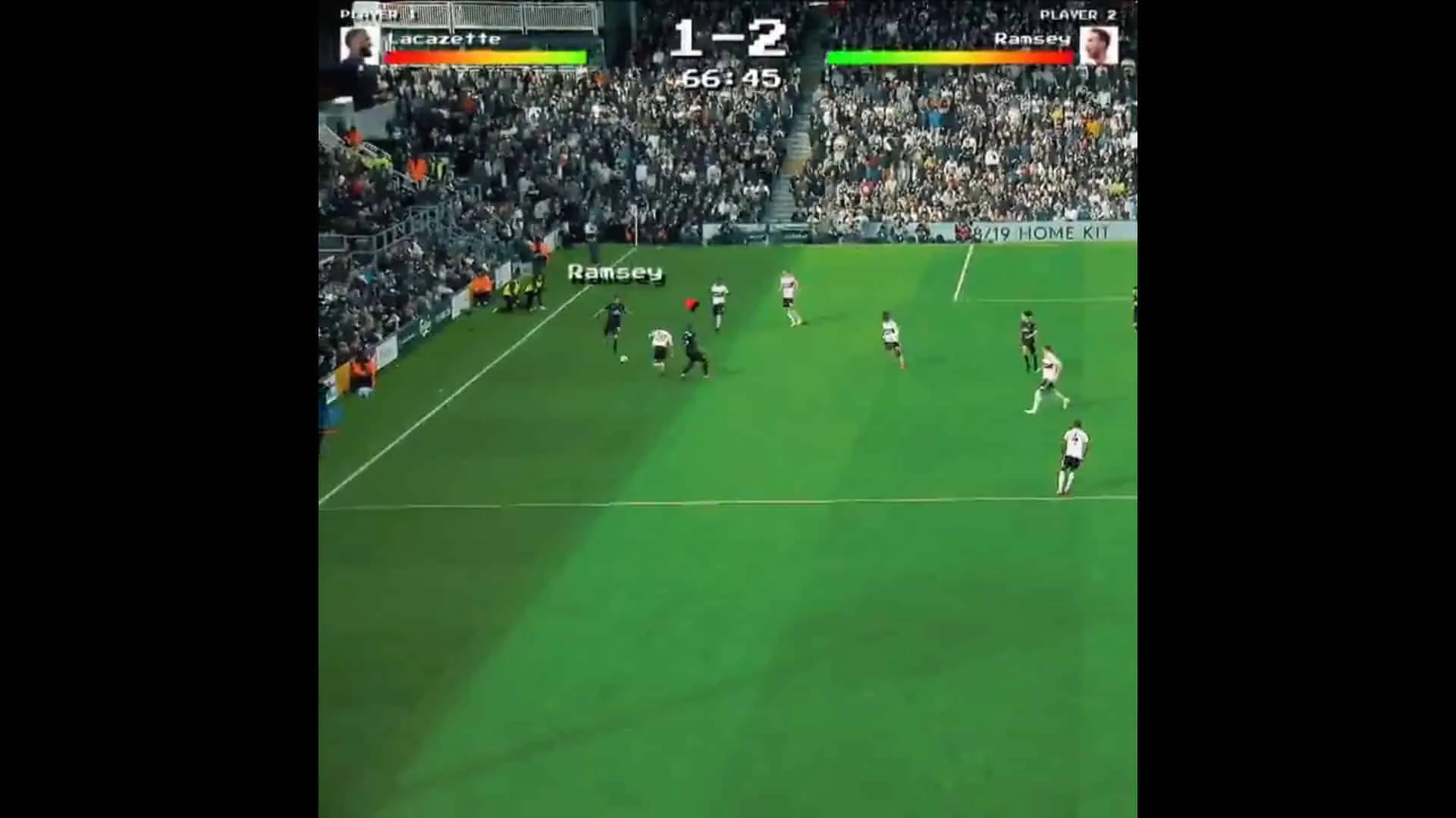 Arsenal transformou o gola&ccedil;o de Ramsey em um divertido v&iacute;deo que lembra os games de 8 bits