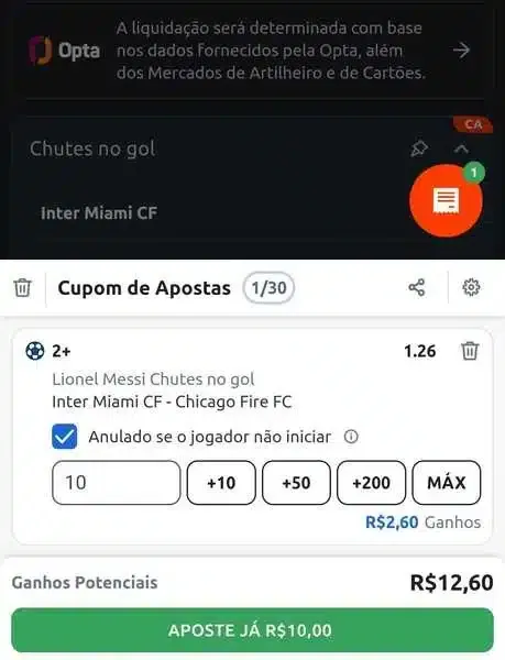 Chutes a gol Betano: como funciona para apostar