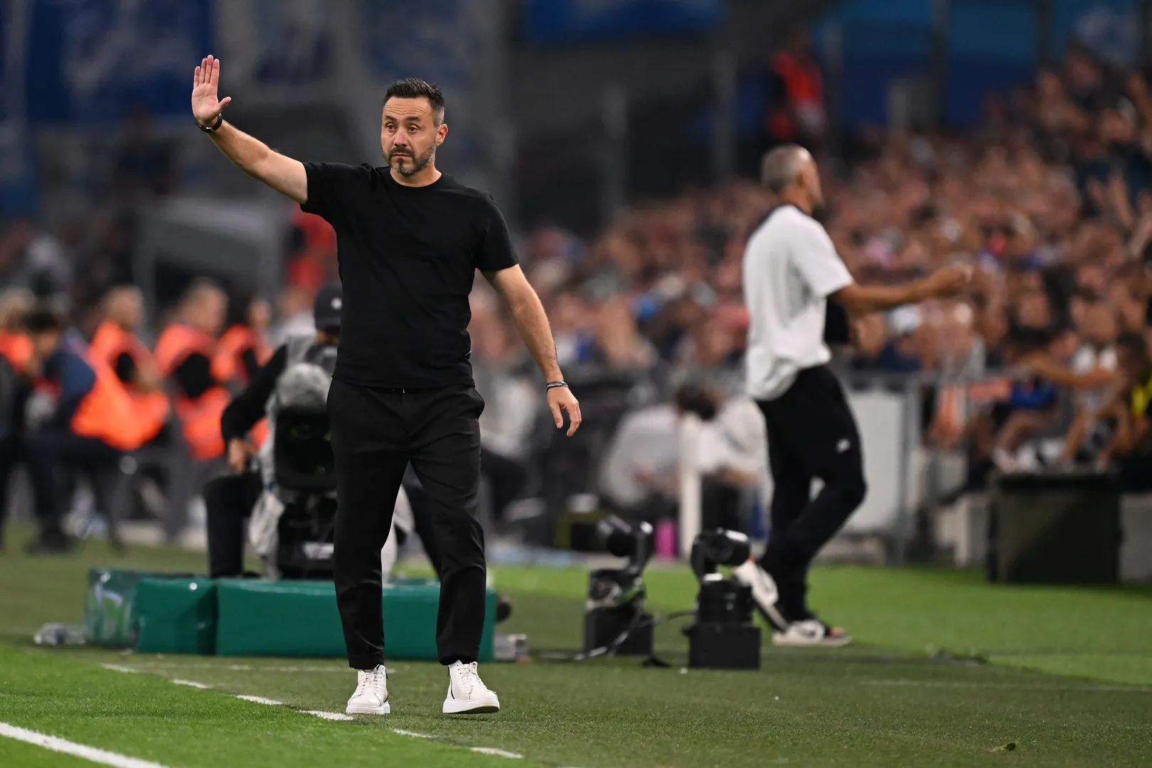 Roberto De Zerbi, t&eacute;cnico do Olympique Marseille