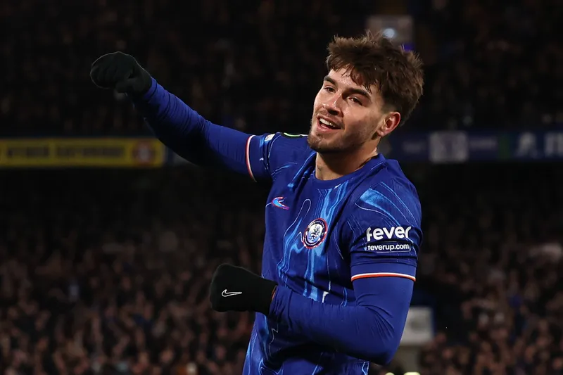 Marc Guiu tem seis gols na temporada, todos na Conference League
