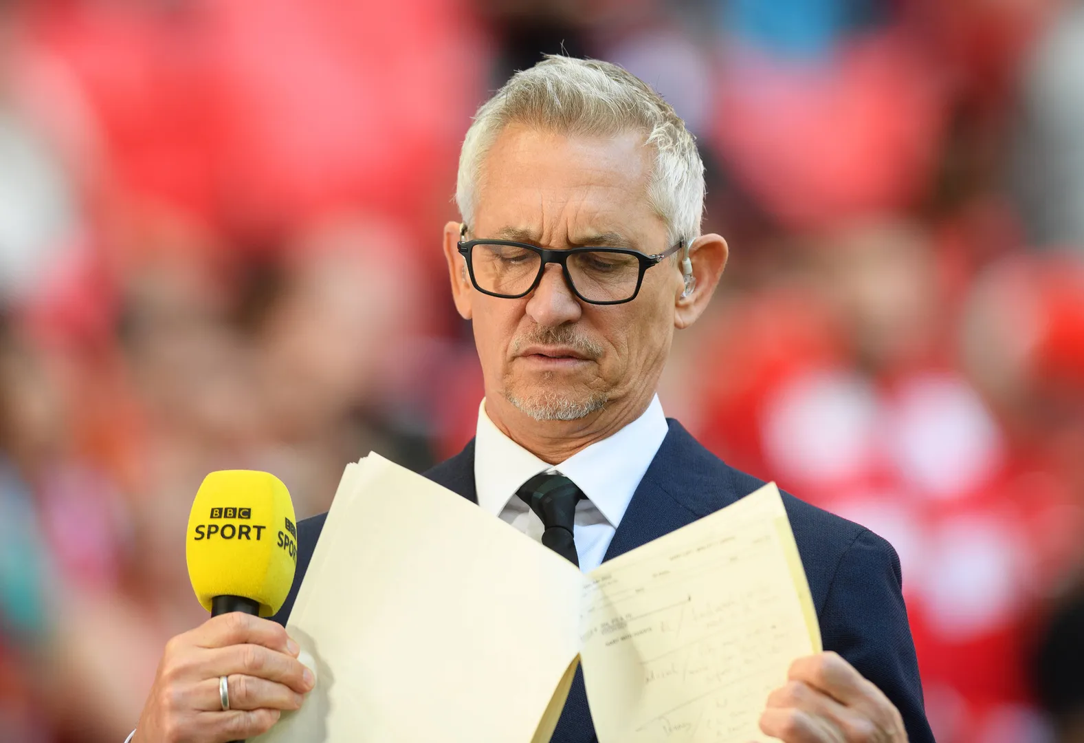 Lineker em transmiss&atilde;o da FA Cup na BBC (Foto: Imago)