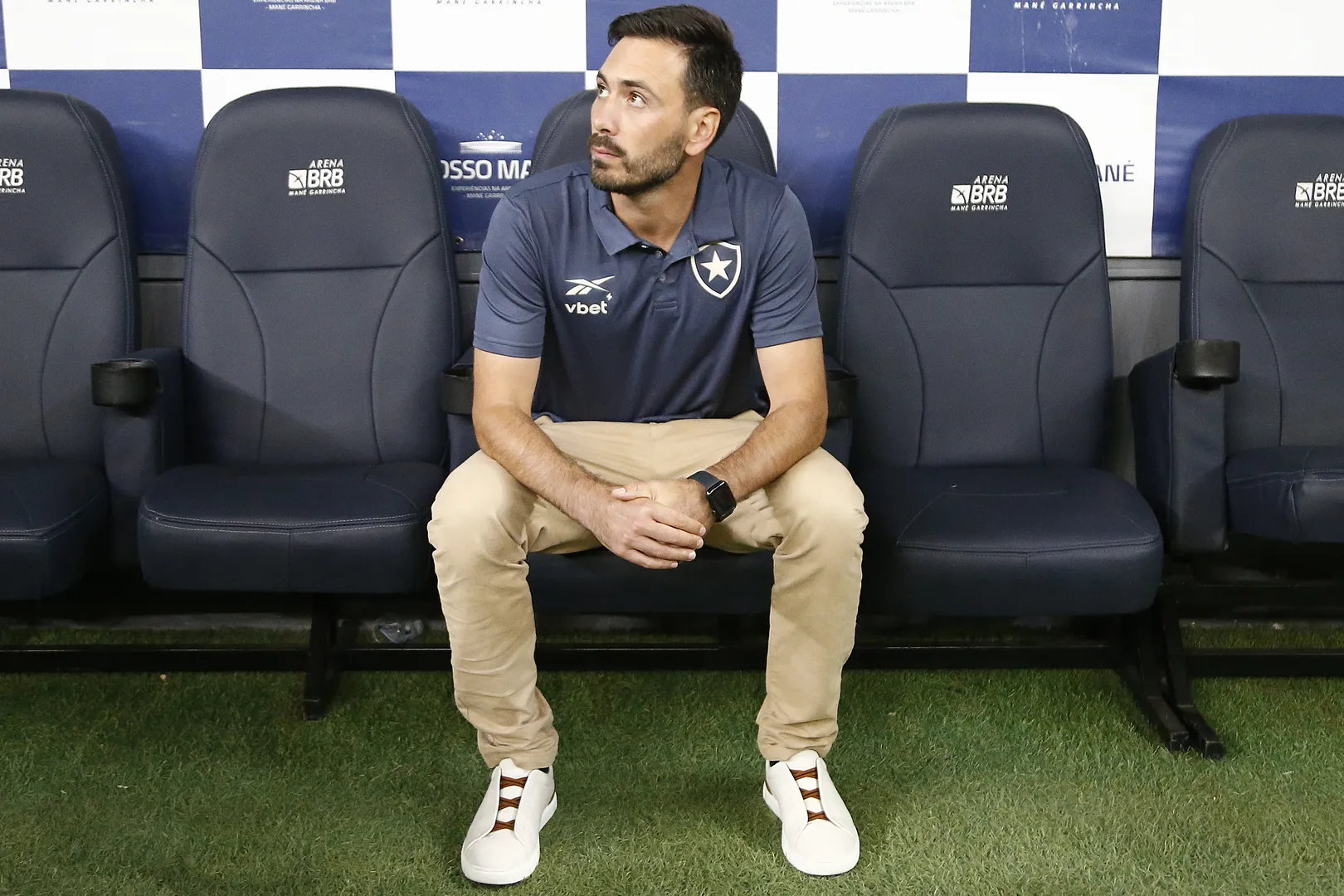 Davide Ancelotti, t&eacute;cnico do Botafogo Foto: (V&iacute;tor Silva/Botafogo)