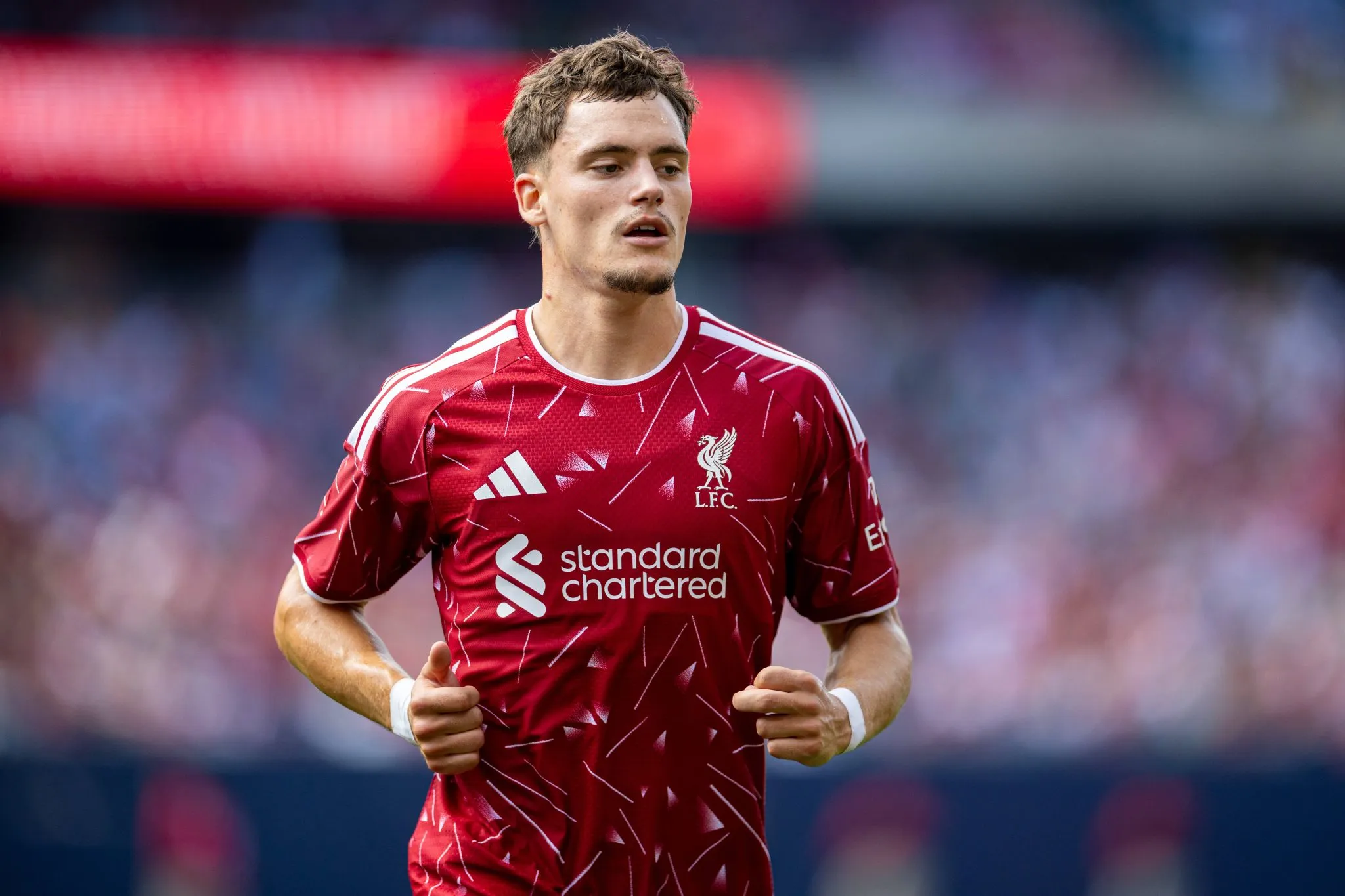Wirtz em a&ccedil;&atilde;o pelo Liverpool durante amistoso